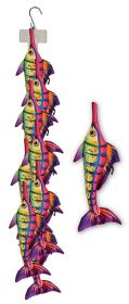 Clip Strip of Plush 14 Inch Carlie Fish 9 Per Clip Strip