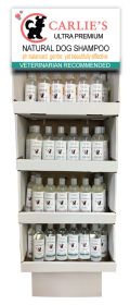 Carlies Ultra Premium Pet Shampoo Display Rack 60 pieces