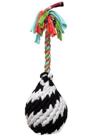 Large  Super Scooch Squeak Rope R Ball 11 Inch