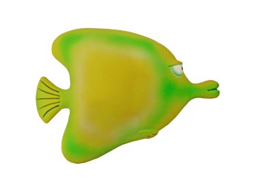 7.25 Inch Premium Stuffed Latex Maya Yellow Angel Fish