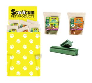 Dump Bin of Large Mr. Scooch USA  10 oz Dental Chews 50 pieces