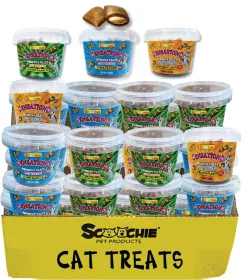 Assorted Flavors Scoochie Sensations 8.8 Ounce Tub Large PDQ of 24