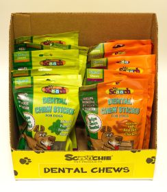 10 Ounce Small Dental Chews Chicken & Mint 12X9X11 PDQ of 12