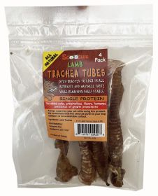6-8 Inch Lamb Trachea Tubes 4 Pack