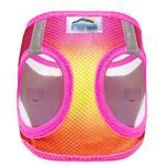 American River Choke Free Dog Harness Ombre Collection - Raspberry Pink and Orange