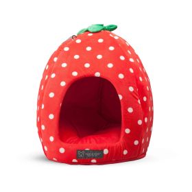 Strawberry Dog & Cat Fun Bed
