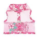 Cool Mesh Dog Harness with Leash - Hawaiian Hibiscus Pink