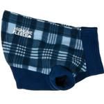 Highline Fleece Dog Coat - Blue Plaid