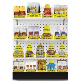 Small Dog Treats Planogram - 4 Foot - 4 Shelf