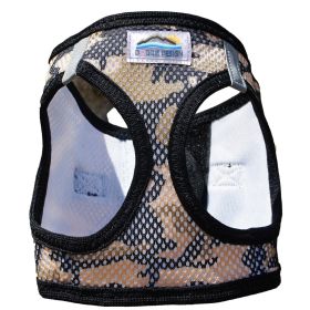 American River Choke Free Dog Harness Camouflage Collection - Brown Camo