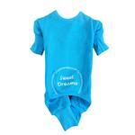 Sweet Dreams Thermal Dog Pajamas - Blue
