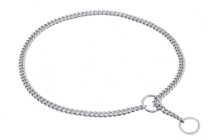 Alvalley Slip Curve Show Chain Collar (size: 22 in x 1.6 mm)