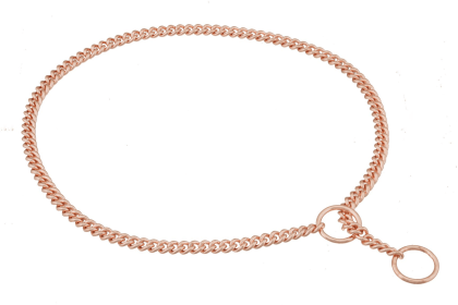 Alvalley Slip Curve Show Chain Collar (size: 22 in x 1.6 mm)