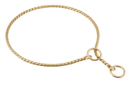 Alvalley Slip Snake Show Chain Collar (size: 16 in x 5.5mm)