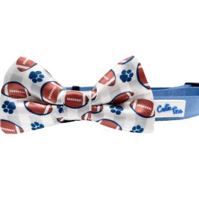 Cutie Ties Dog Bow Tie (Color: Football, size: One Size)