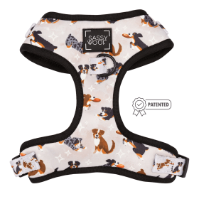 Adjustable Harness (Color: Too Much Auss, size: medium)