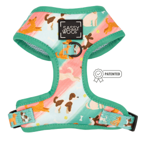 Adjustable Harness (Color: Oodles of Doodles, size: medium)