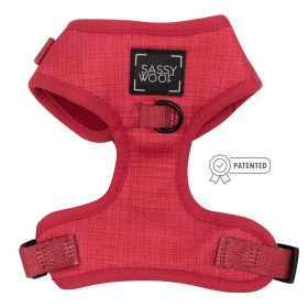 Adjustable Harness (Color: Merlot, size: large)