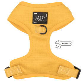 Adjustable Harness (Color: Sunflower Fields, size: small)