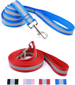Da Boon Original Double-Sided Reflective Leash (Color: Blue)