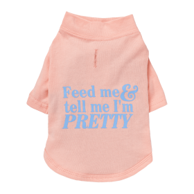 The Essential T-Shirt - Feed Me & Tell Me I'm Pretty (Color: Lemonade, size: X Large)