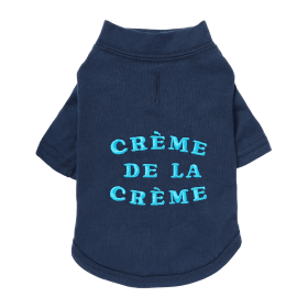 The Essential T-Shirt - Creme de la Cr?me (Color: Midnight Blue, size: XX Large)