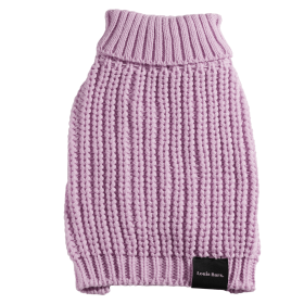 The Perfect Knit Sweater, Turtleneck (Color: Lilac, size: large)