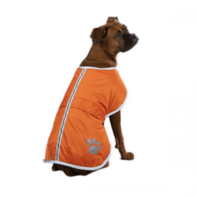 Zack & Zoey Nor'Easter Blanket Coat (Color: Orange, size: medium)