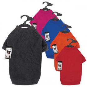 Zack & Zoey Basic Tee (Color: Blue, size: Small Medium)