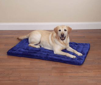 Slumber Pet Plush Mat (Color: gray, size: 41x27In)