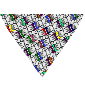 Dog Bandana (Color: Piggy Pattern, size: large)