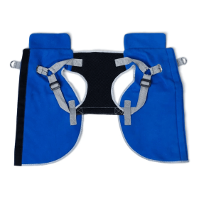 2-in-1 Travel Dog Vest With Built In Harness (Color: Royal Blue, size: small)