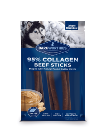 Barkworthies Collagen Beef Sticks (size: 6in)