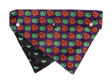 Fuzzyard Bandana (Color: Be My Ghoul Purple, size: S-M)
