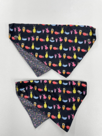Fuzzyard Bandana (Color: Bed Bugs, size: S-M)