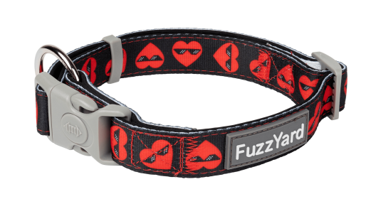 FuzzYard Collar (Color: HeartBrazileaker, size: SM)