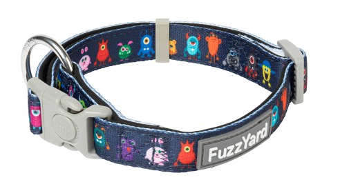 FuzzYard Collar (Color: Yardsters, size: MED)