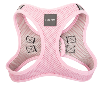 FuzzYard Step In Harness (Color: Cotton Candy Pink, size: XL)
