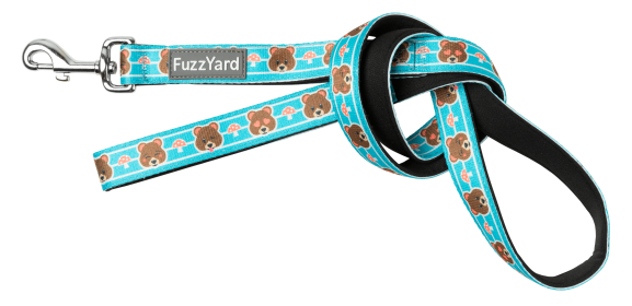 FuzzYard Leash (Color: Fuzz Bear, size: SM)