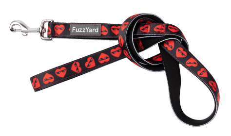 FuzzYard Leash (Color: HeartBrazileaker, size: LG)