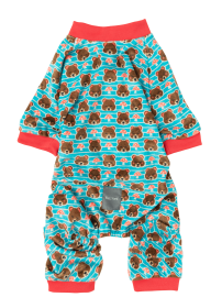 FuzzYard Pajamas (Color: Fuzz Bear, size: 4)