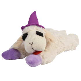 Multipet Halloween Lamb Chop (Color: With Purple Hat & Paws, size: 10.5in)