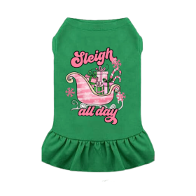Sleigh All Day - Dog Dress (size: 2XL)