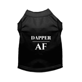 Dapper AF Tee (Color: Black, size: X Large)