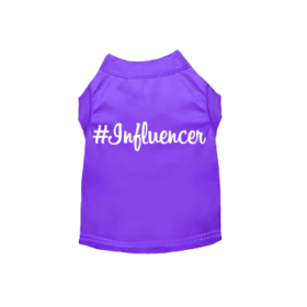 #Influencer Shirt (Color: Purple, size: small)