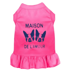 Maison De L' Amour (Color: Hot Pink, size: X Small)