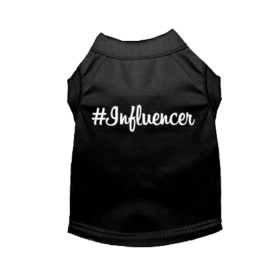 #Influencer Shirt (Color: Black, size: X Small)