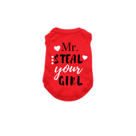 Mr. Steal Your Girl (Color: Red, size: 2X Large)