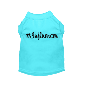 #Influencer Shirt (Color: Aqua, size: 2X Large)