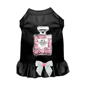 My Favorite Treats Dog Dress (Color: Black, size: medium)